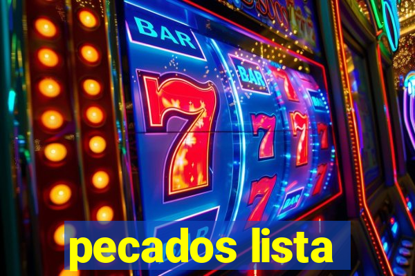 pecados lista